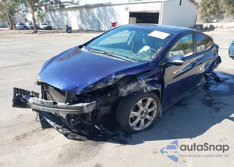 2013 Hyundai Elantra Limited z USA, uszkodzony, nr VIN 5NPDH4AE5DH258907